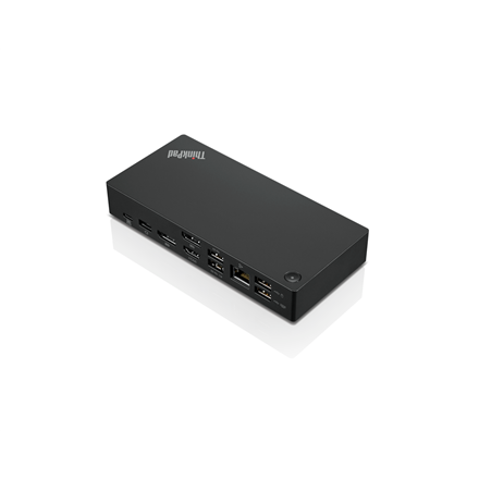 Lenovo | ThinkPad Universal USB-C Dock - EU | Docking station | Ethernet LAN (RJ-45) ports 1 | VGA (D-Sub) ports quantity 1 | DisplayPorts quantity 2 | USB 3.0 (3.1 Gen 1) Type-C ports quantity 1 | USB 3.0 (3.1 Gen 1)...