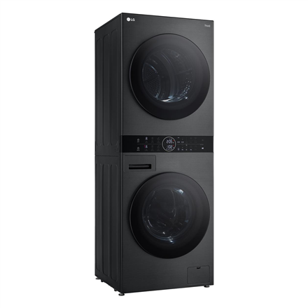 LG | Washing machine with dryer | WT1210BBF | Energy efficiency class A/C | Front loading | Washing capacity 12 kg | 1400 RPM | Depth 66 cm | Width 60 cm | Display | LED | Drying system | Drying capacity 10 kg | Steam...