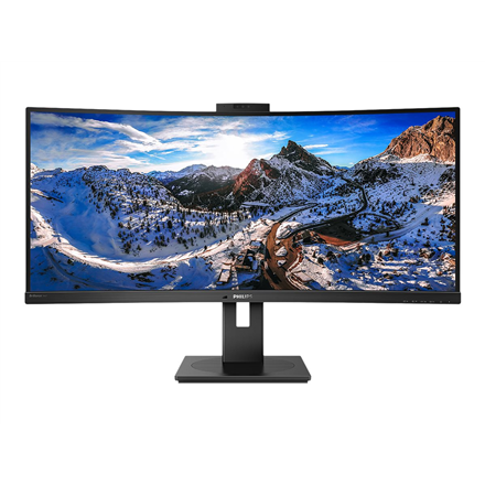 Philips | Curved UltraWide | 346P1CRH | 34 " | VA | WQHD | 21:9 | 100 Hz | 4 ms | 3440 x 1440 | 500 cd/m² | HDMI ports quantity 1 | Black | Warranty 24 month(s)