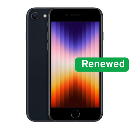 Apple Renewed Grade C | Apple iPhone SE (2020) | Black | 4.7 " | Retina HD | A13 Bionic | 3 GB | 128 GB | iOS