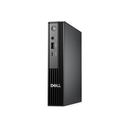Dell Pro | QCM1250 | Desktop | Micro | Intel Core i3 | i3-14100T | Internal memory 8 GB | DDR5 | 512 GB | Keyboard language No keyboard | Windows 11 Pro | Warranty 36 month(s)