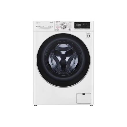 LG | Washing Machine With Dryer | F2DV5S7S1E | Energy efficiency class D | Front loading | Washing capacity 7 kg | 1200 RPM | Depth 46 cm | Width 60 cm | Display | LED | Drying system | Drying capacity 5 kg | Steam fu...