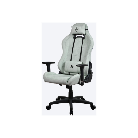 Arozzi Torretta SoftFabric | Gaming Chair | Frame material: Metal; Wheel base: Nylon; Upholstery: Soft Fabric | Pearl Green