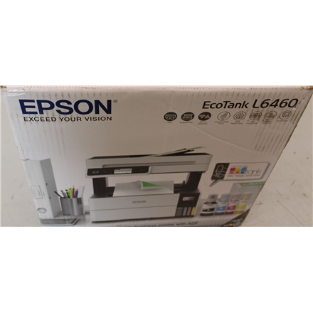 SALE OUT. Epson EcoTank | L6460 | Printer / copier / scanner | Colour | Ink-jet | A4/Legal | Grey DAMAGED PACKAGING | SALE OUT. | Epson | Multifunctional printer | EcoTank L6460 | Inkjet | Colour | 3-in-1 | Wi-Fi | Bl...