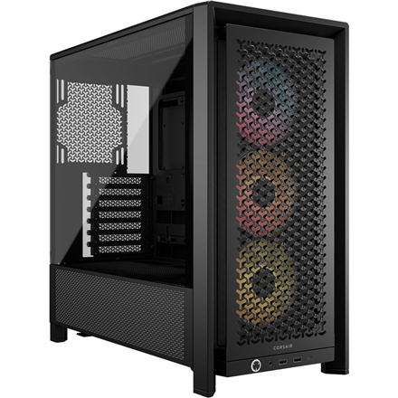 Corsair PC Case | Frame 4000D RS ARGB Modular | Mid-Tower | Black