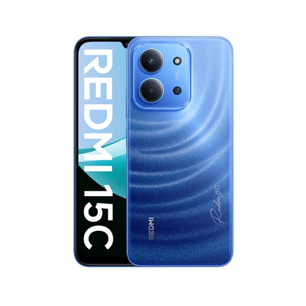 Xiaomi | Redmi | 15C 4G | Moonlight Blue | 6.9 " | IPS LCD | 720 x 1600 pixels | Mediatek | Internal RAM 4 GB | 128 GB | Dual SIM | 4G | Main camera resolution 50 MP | Secondary camera resolution 8 MP | Android | 13 |...