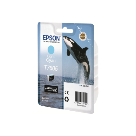 Epson T7605 | Ink Cartridge | Light Cyan