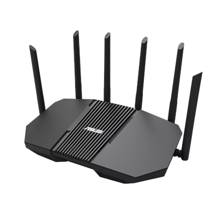 Asus | BE9400 Tri-band WiFi 7 AiMesh Extendable Router | RT-BE90U | 802.11be | Ethernet LAN (RJ-45) ports 3 | Mesh Support Yes | MU-MiMO No | 4G/5G | Antenna type External
