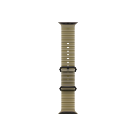 APPLE 49mm Translucent Kelp Ocean Band - Black Titanium Finish | Apple