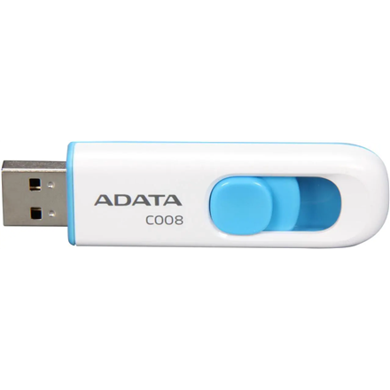 ADATA | C008 | 64 GB | USB Type-A | White/Blue