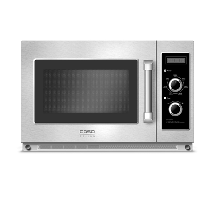 Caso | Ceramic Microwave Oven | C2100M | Free standing | 2100 W | 34 L | Stainless steel/Black