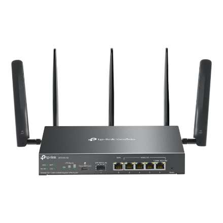 TP-LINK | Omada 4G+ Cat6 AX3000 Gigabit VPN Router | ER706W-4G | 802.1q | 10/100/1000 Mbit/s | Mesh Support Yes | MU-MiMO Yes | Antenna type Detachable | 60 month(s)