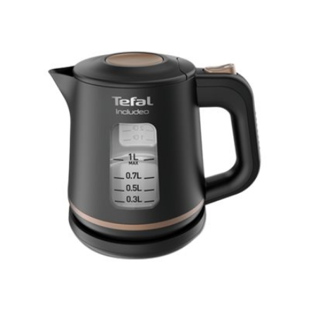 TEFAL | Kettle | KI533811 | Electric | 2400 W | 1 L | Plastic | 360° rotational base | Black