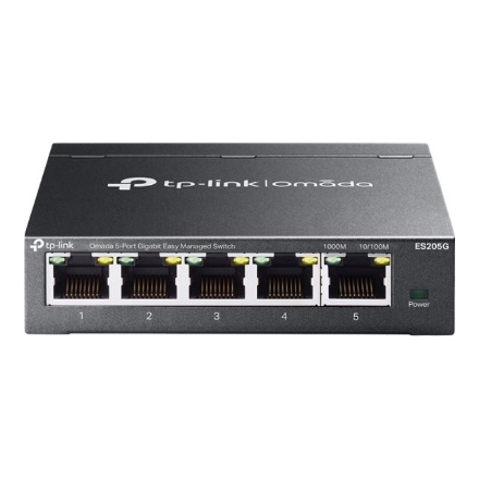 TP-LINK | Omada 5-Port Gigabit Easy Managed Switch | ES205G | Desktop