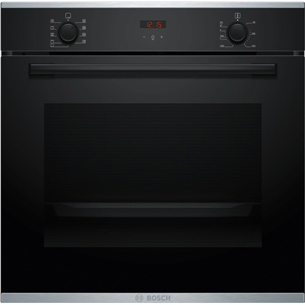 Bosch Oven | HBA2340B0 | 71 L | Electric | Hydrolytic | Knobs | Convection | Height 59.5 cm | Width 59.4 cm | Black
