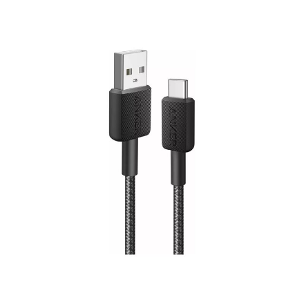 Anker | 322 Nylon Cable, Black | A81H6G11 | USB-A to USB-C