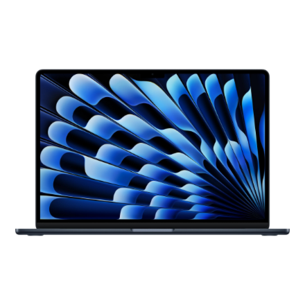 Apple | MacBook Air | Midnight | 15 " | 2880 x 1864 pixels | Apple M5 | 16 GB | Hard drive capacity 512 GB | Solid-state drive capacity 512 GB | Intel HD | M5 | macOS | 802.11b | Bluetooth version 6 | Keyboard languag...