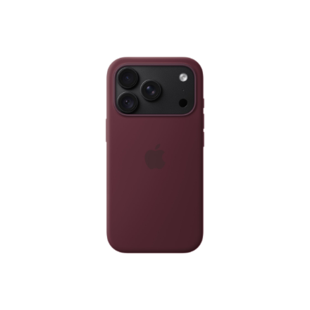 APPLE iPhone 18 Pro Silicone Case with MagSafe - Burgundy