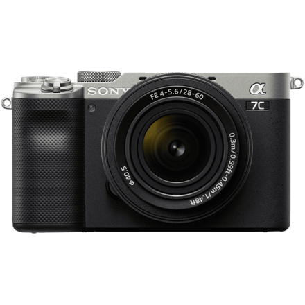 ILCE-7CL Sony Alpha A7C Full-frame Mirrorless Interchangeable Lens Camera with Sony FE 28-60mm F4-5.6 Zoom Lens, Silver | Sony | Full-frame Mirrorless Interchangeable Lens Camera with Sony FE 28-60mm F4-5.6 Zoom Lens...