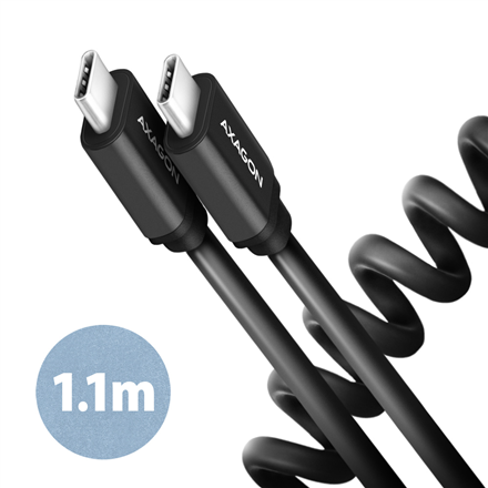 AXAGON | Data and charging cable, 1.1 m | BUCM-CM20TB | USB Type C to USB Type C