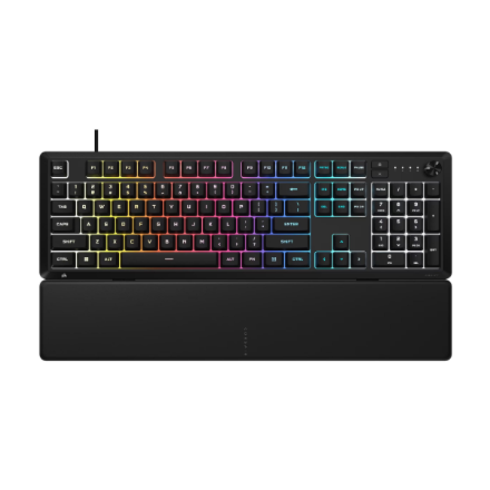 CORSAIR SKIFF 100 Wired RGB Membrane Gaming Keyboard, 10-Zoned RGB LED