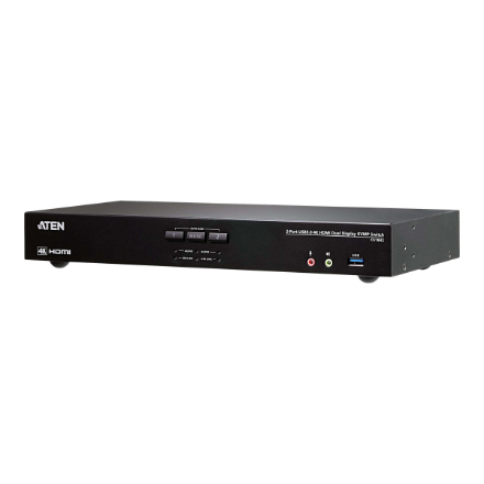 Aten | 2-Port USB 3.0 4K HDMI Dual Display KVMP Switch | CS1842