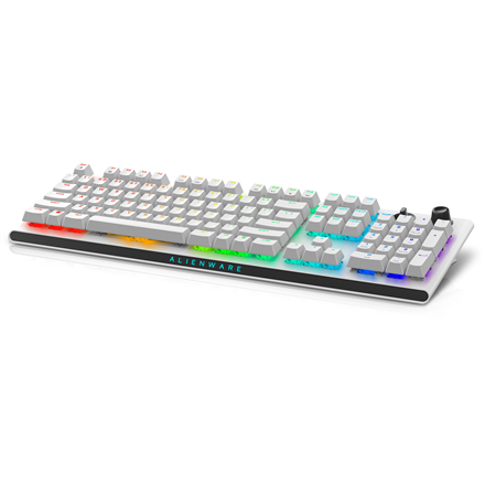 Dell | Alienware Tri-Mode AW920K | Wireless Gaming Keyboard | Wireless | Bluetooth | RGB LED light | Wireless connection | US | CHERRY MX Red | Lunar Light