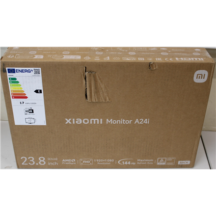 SALE OUT. Xiaomi Monitor A24i 2026 | SALE OUT. | Xiaomi Monitor A24i 202 | 24 " | IPS | FHD | 16:9 | 144 Hz | 6 ms | 1920 x 1080 pixels | 300 cd/m² | HDMI ports quantity 1 | Warranty 24 month(s) | DAMAGED PACKAGING