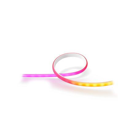 Philips Hue | Lightstrip Extension | Hue Gradient Lightstrip 1m Extension | White and colored light