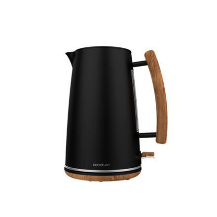 Cecotec Kettle | ThermoSense 400 | Electric | 3000 W | 1.7 L | Stainless steel | 360° rotational base | Black