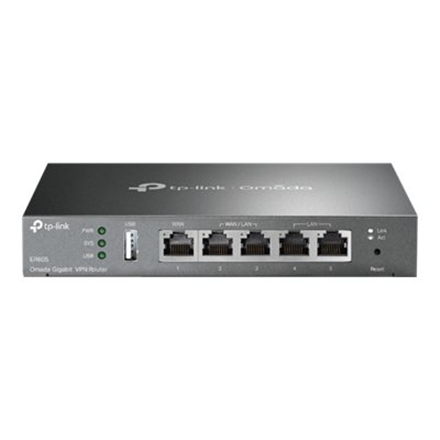 TP-LINK | SafeStream Multi-WAN VPN Router | TL-ER605 | 802.1q | 10/100/1000 Mbit/s | Ethernet LAN (RJ-45) ports 1 Fixed Gigabit LAN Port | Mesh Support No | MU-MiMO No | No mobile broadband