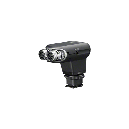 Sony | Stereo Microphone | ECM-XYST1M | Record high quality audio with this Sony ECM-XYST1M stereo microphone compatible with Handycam camcorders, Cyber-shot cameras and Alpha cameras outfitted with a multi interface...