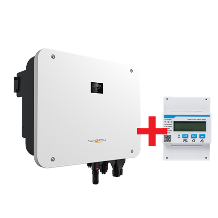 SUNGROW | Inverter Hybrid SH15T-V11_S 15kW 3MPPT + DTSU666-20 Smart Meter with 3x100A CT clamps | ASH00144