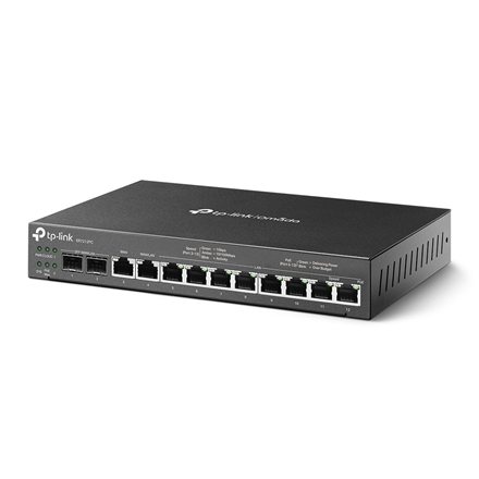 TP-LINK | Omada 3-in-1 Gigabit VPN Router | ER7212PC | 802.1q | 10/100/1000 Mbit/s | Ethernet LAN (RJ-45) ports 8 | Mesh Support No | MU-MiMO No | No mobile broadband