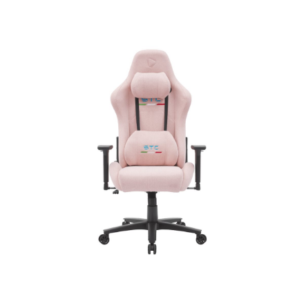 Onex STC Snug L Series | Gaming Chairs | Short Pile Linen; Metal; Nylon base | Pink