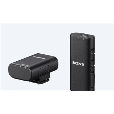 Sony | Wireless Bluetooth Microphone | ECM-W2BT | Omnidirectional; Clear, cable-free digital transmission; High-quality audio transmission from microphone to receiver; 9 hours battery life; Stable, uninterrupted audio...