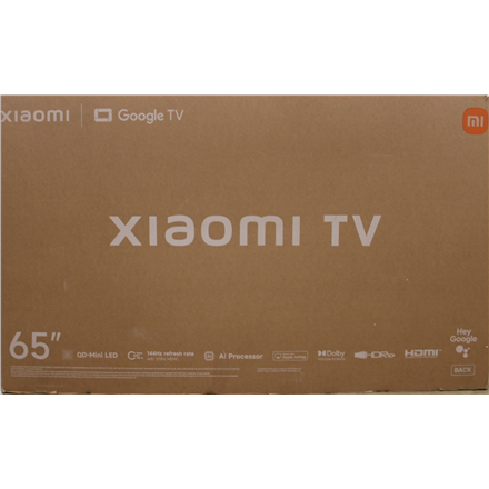 SALE OUT. Xiaomi TV S Pro Mini LED 65 2026 4K UHD (3840 x 2160) | SALE OUT. | TV | S Pro Mini LED 65 2026 | Xiaomi 65 | Smart TV | Google TV | 4K UHD | Dark Grey | DAMAGED PACKAGING, DEMO