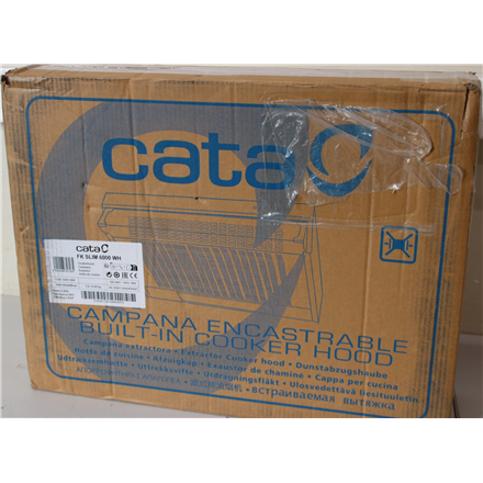 SALE OUT. CATA CAMPANA Hood FK SLIM 6000 WH, B, Width 60 cm, Max 162 m³/h, LED, White | SALE OUT. | SALE OUT. CATA Hood | FK SLIM 6000 WH | Conventional | Energy efficiency class B | Width 60 cm | 162 m³/h | Mechanica...
