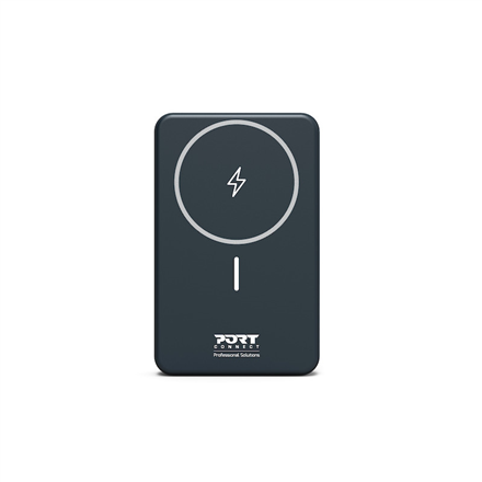 PORT CONNECT | USB-C external battery PD, Wireless Qi2 | 10000 mAh | Blue