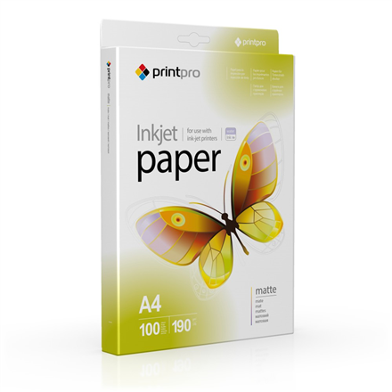 ColorWay PrintPro Photo Paper, 100 sheets | Matte | 190 g/m² | A4