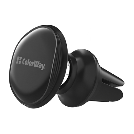 ColorWay | Magnetic Car Holder For Smartphone | Air Vent-4 | Adjustable | Magnetic | Black | Car air duct deflector mount. The non-slip surface of the holder pads will protect the dashboard from damage and scratches a...