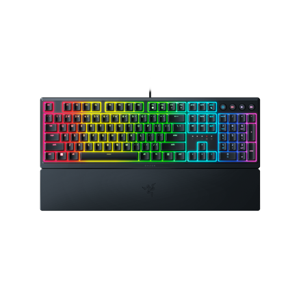 Razer | Ornata V3 | Gaming Keyboard | Wired | RGB LED light | Cyrillic | Razer Mecha-Membrane | Black