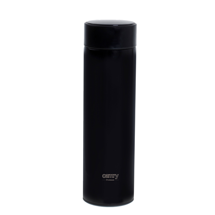 Camry | Thermal Flask | CR 4507bk | Capacity 0.473 L | Material Stainless steel/Silicone | Black