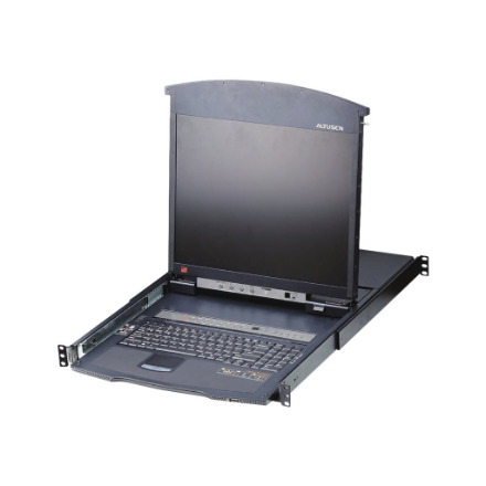 Aten | 1-Local/Remote Share Access 16-Port Cat 5 Dual Rail 17" LCD KVM over IP Switch with Daisy-Chain Port | KL1516AIM-AXA-AG | 1 x USB Type-A Female