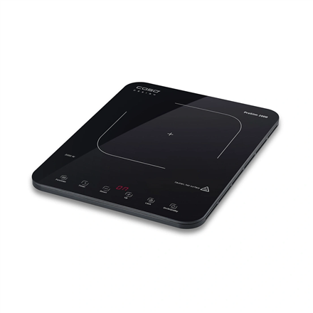 Caso Mobile Single Hob | ProSlim 2000 | Induction | Number of burners/cooking zones 1 | Touch | Timer | Black