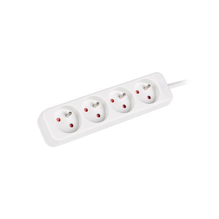 Lanberg | Cable Power Strip 4X French Outlets Quality-Grade Copper, 1.5 m | PS0-04E-0150-W