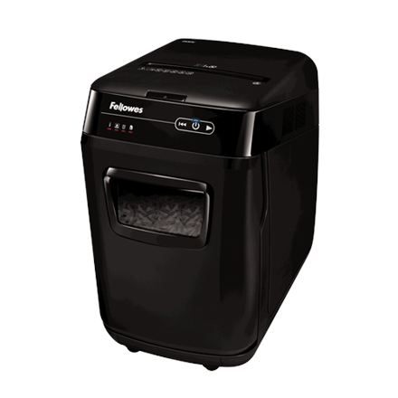 Cross-Cut | AutoMax 200C | Black | Paper shredding | Shredding CDs | Credit cards shredding