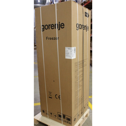 Gorenje Freezer | FN617EES5 | Energy efficiency class E | Upright | Free standing | Height 172 cm | Total net capacity 240 L | No Frost system | Display | Stainless Steel | DAMAGED PACKAGING