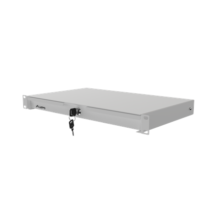 Lanberg 19" Drawer 1U, max load capacity up to 30 kg assembly | AK-2002-S | 48.26 x 27 x 4.4 cm | Grey