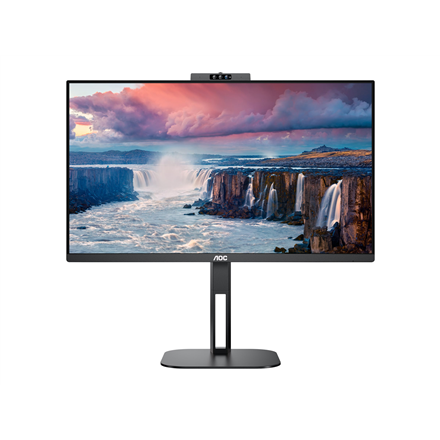 AOC | USB-C Monitor with Webcam | 24V5CW/BK | 23.8 " | IPS | FHD | 16:9 | 75 Hz | 1 ms | 1920 x 1080 | 300 cd/m² | HDMI ports quantity 2 | Black